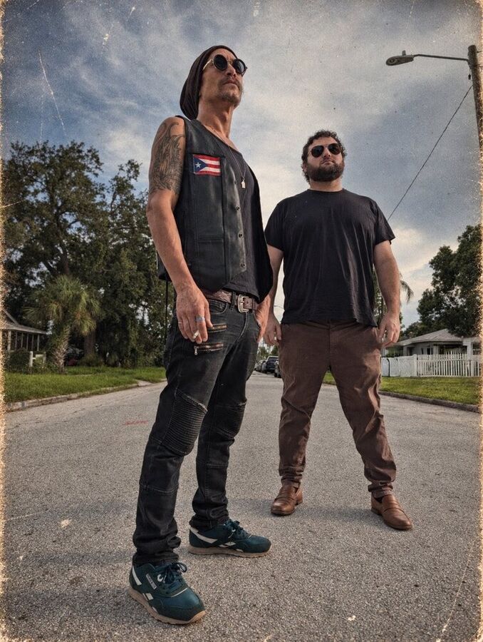 Noser — low-angle street portrait, St. Petersburg, FL